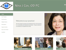 Tablet Screenshot of ninacoxod.com